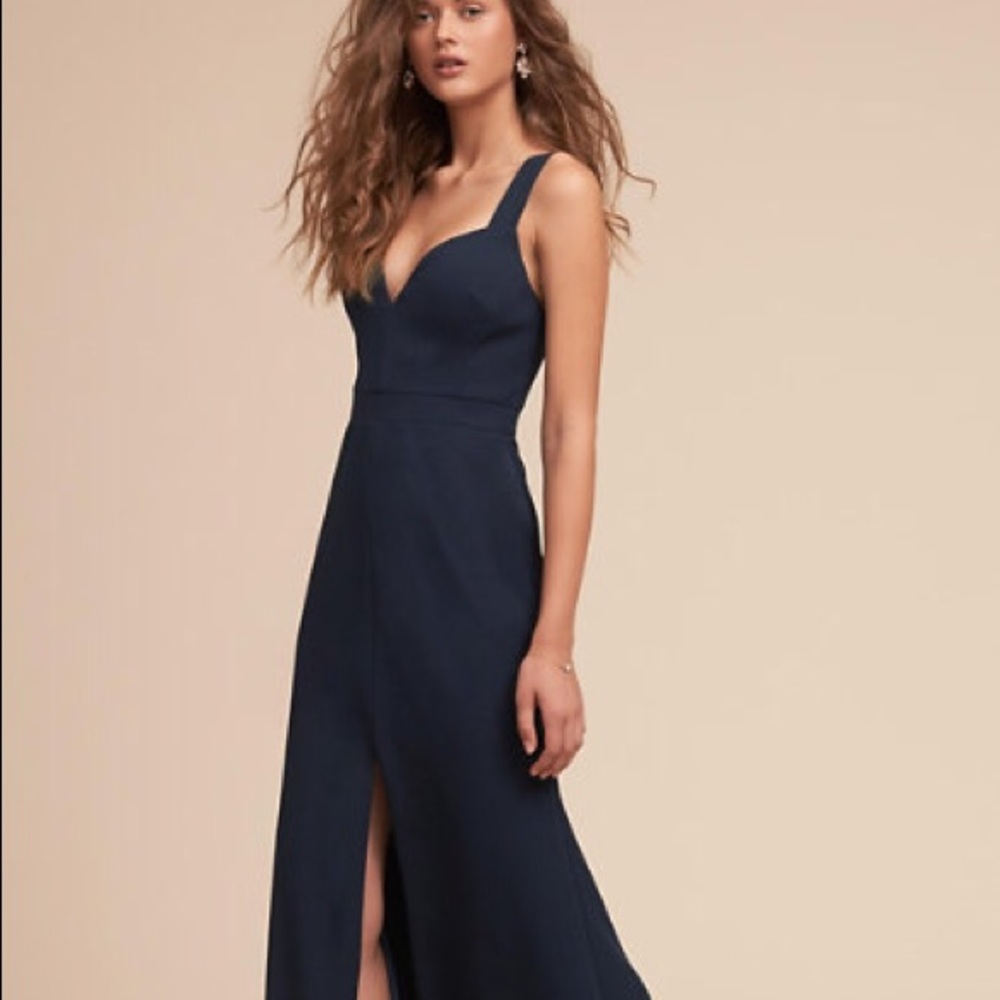 BHLDN Ansel Navy Dress